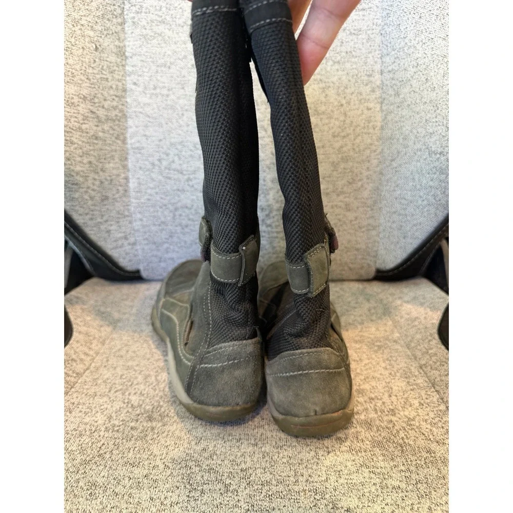 Merrell Q-Dry Waterproof Tall Boots Womens 7.5 Black Suede Zipper Hiking J48578